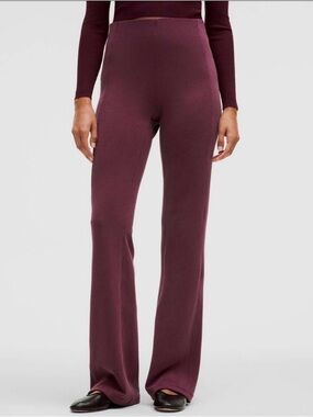 Lululemon Ribbed Softstreme Flared Pant *Regular - Garnet